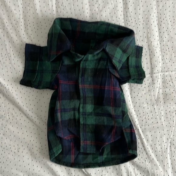 Old Navy dog holiday flannel size S/M - Picture 1 of 2